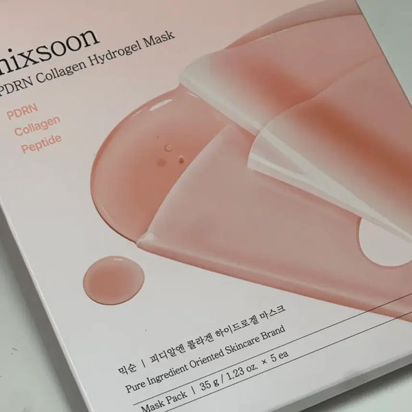 [BUNJANG] Mixsoon PDRN Collagen Hydrogel Mask (5 Sheets) / 믹순 PDRN 콜라겐 하이드로겔 마스크 5개입