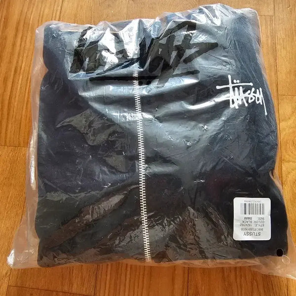 [BUNJANG] Stussy Hooded Zip-Up Black S Size / 스투시 후드 집업 블랙 S사이즈