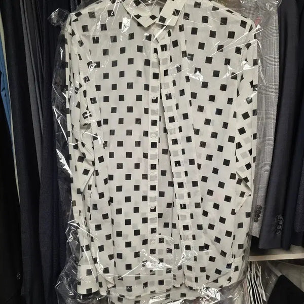 [BUNJANG] Saint Laurent Viscose Square Shirt / 생로랑 스퀘어 비스코스 셔츠 42(100~105)