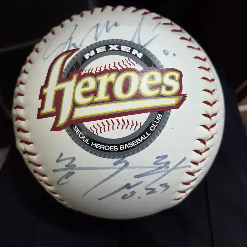 [BUNJANG] Nexen Heroes Baseball Signed Ball / 넥센 히어로즈 야구공 사인볼