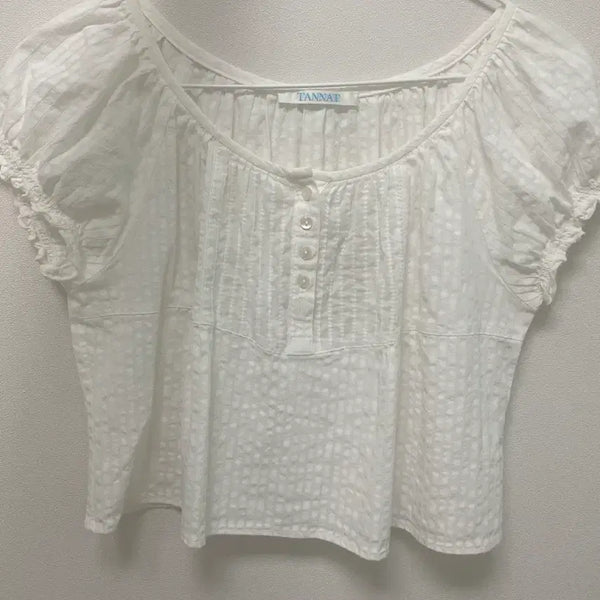 [BUNJANG] Tanatt Plain Blouse / 타낫 플레인 블라우스  / 택포