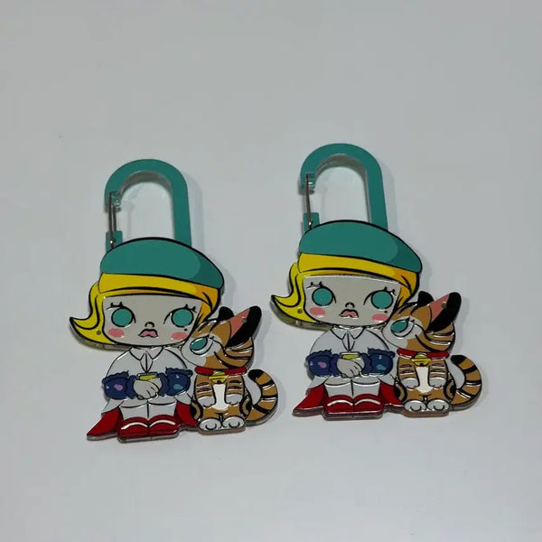 [BUNJANG] Molly Carabiner Keychain / 몰리 카라비너 키링