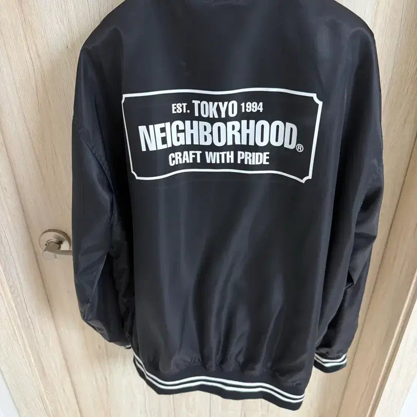 [BUNJANG] Neighborhood Stadium Jacket Black / 네이버후드 스타디움 자켓 블랙