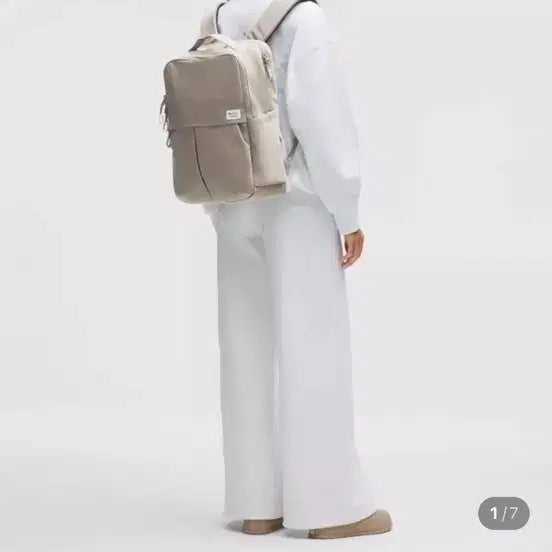 [BUNJANG] Lululemon Everyday Backpack 21L Beige / 룰루레몬 에브리데이 백팩 21L 베이지