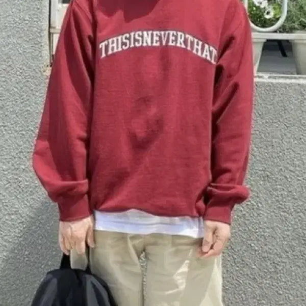 [BUNJANG] thisisneverthat Crewneck Sweatshirt / M) 디스이즈네버댓 맨투맨