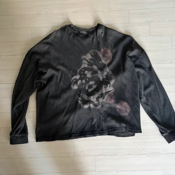 [BUNJANG] Travis Scott Utopia Waffle Long Sleeve T-Shirt XXL / 트레이브스캇 와플긴팔 xxl 유토피아