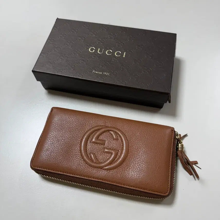 [BUNJANG] Gucci Genuine Leather Long Wallet / 구찌 정품 여성용 소가죽 장지갑