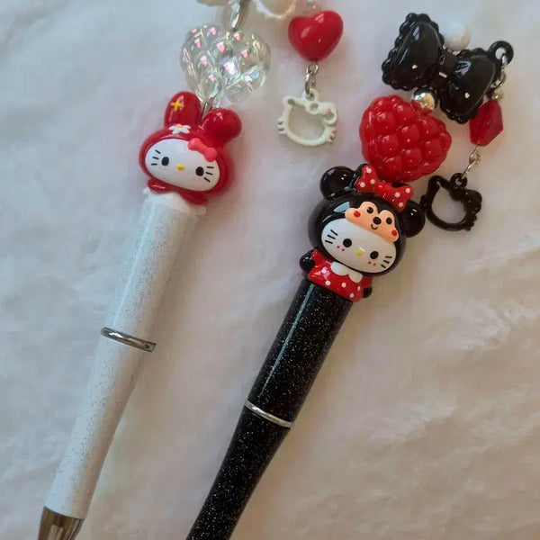 [BUNJANG] Hello Kitty Handmade Decorative Ballpoint Pen / 헬로키티 수제 볼꾸펜