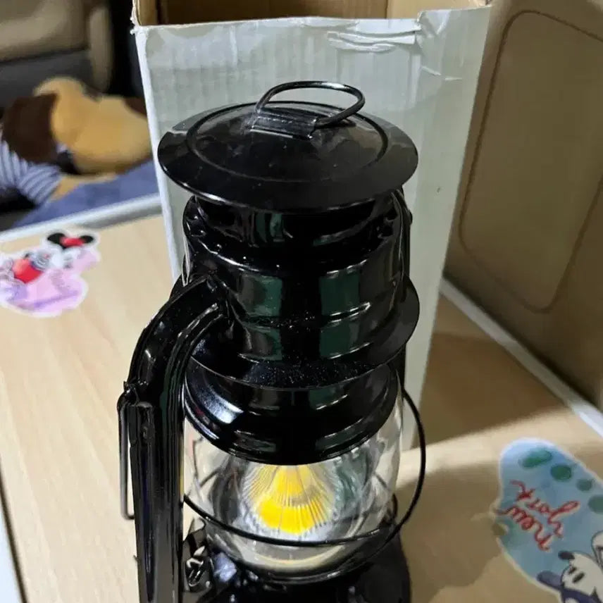 [BUNJANG] Retro LED Lantern Black / 레트로 감성 LED 랜턴 블랙