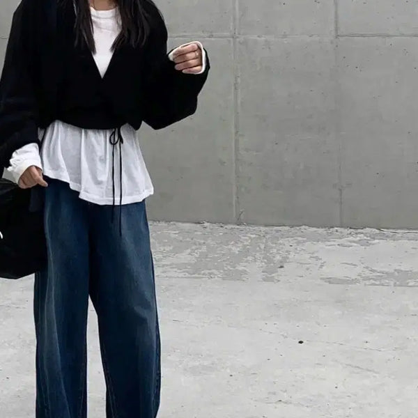 [BUNJANG] A.CHEMY Wrap Cardigan / 에크리스 랩 가디건