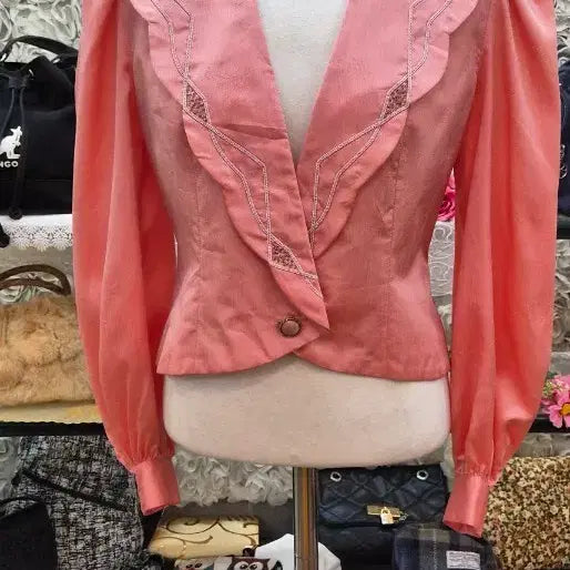 [BUNJANG] GENETVIVIEN Polyester Jacquard Jacket (Size 55-66) / GENETVIVIEN 고급 자켓 55 66