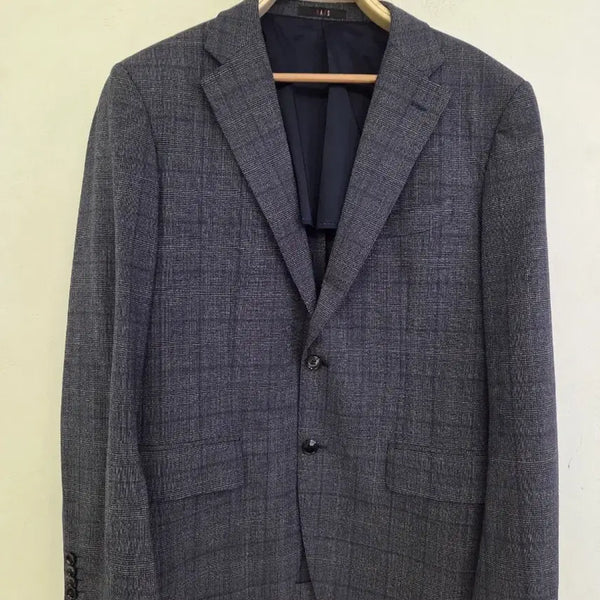 [BUNJANG] Daks & Loro Piana Grey Check Jacket / 닥스&로로피아나 그레이 체크 자켓