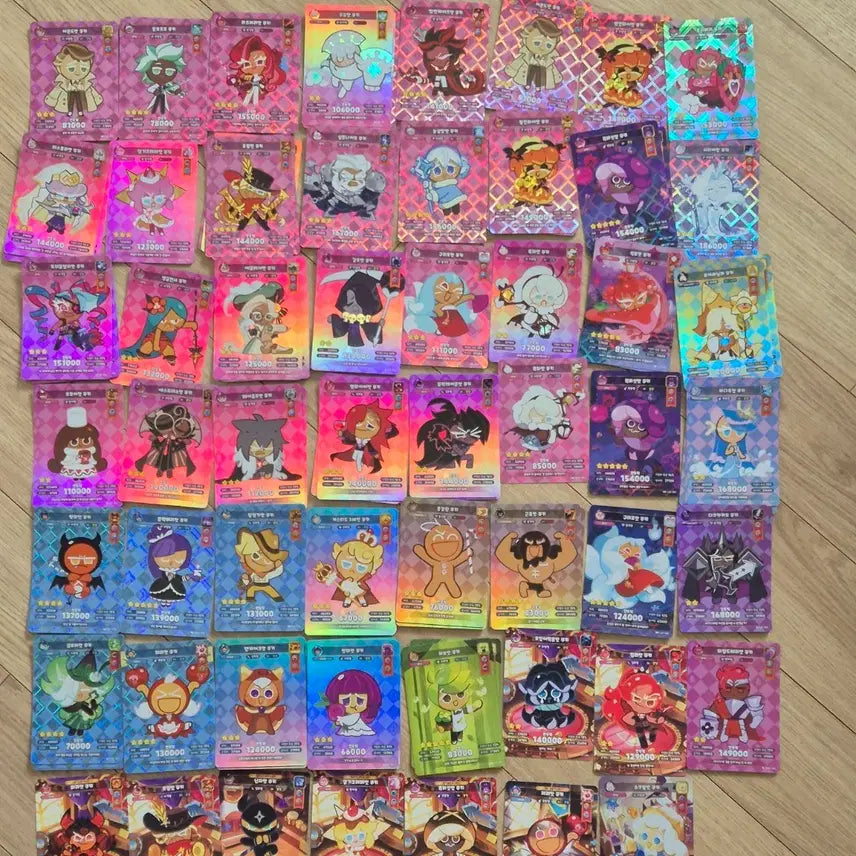 [BUNJANG] Cookie Run Kingdom Holo Card Set / 쿠키런팅덤 카드 쿠킹덬 홀로카드