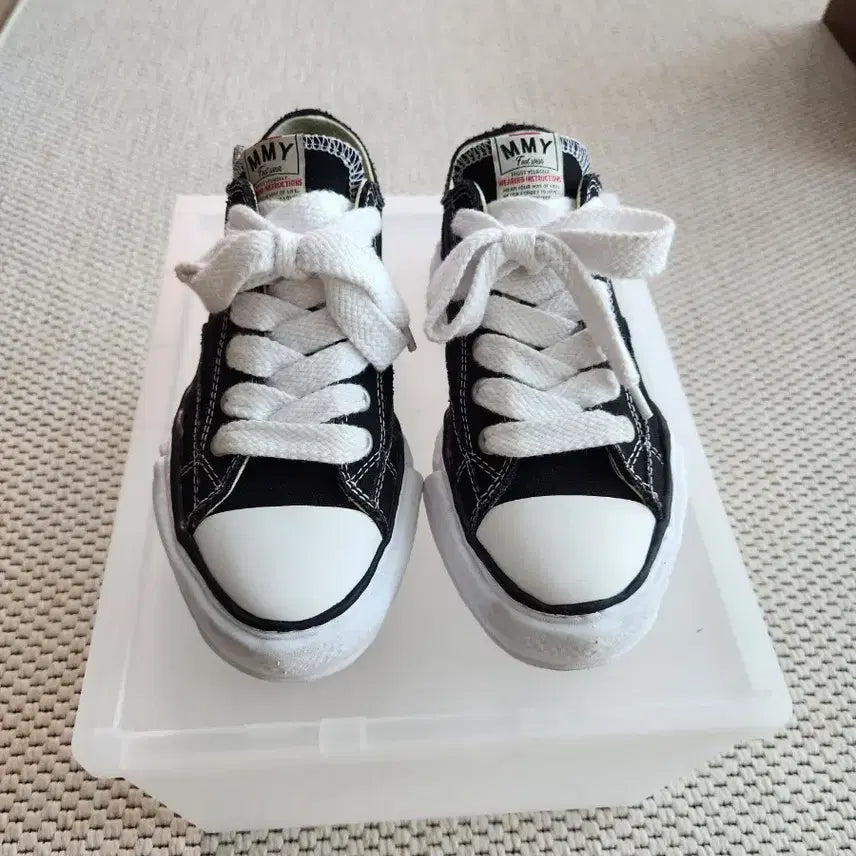 [BUNJANG] Maison Mihara Yasuhiro Black Sneakers / MMY메종 미하라 야스히로