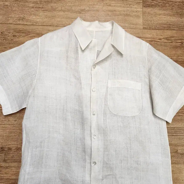 [BUNJANG] White Linen Shirt / 모시셔츠