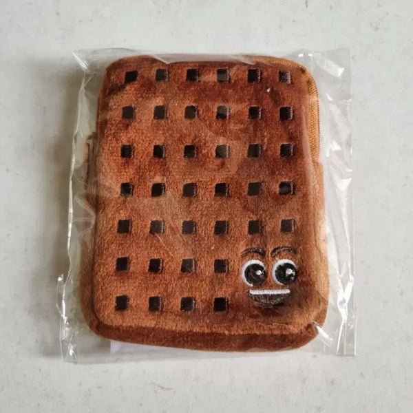 [BUNJANG] Chex Chocolate Cheki Brown Waffle Pouch / 첵스 초코 체키 브라운 와플 파우치