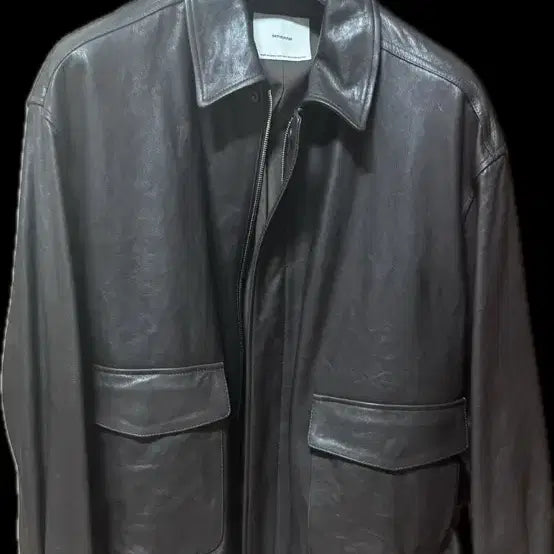 [BUNJANG] In The Row A-2 Dark Brown Jacket / 인더로우 a-2  다크브라운