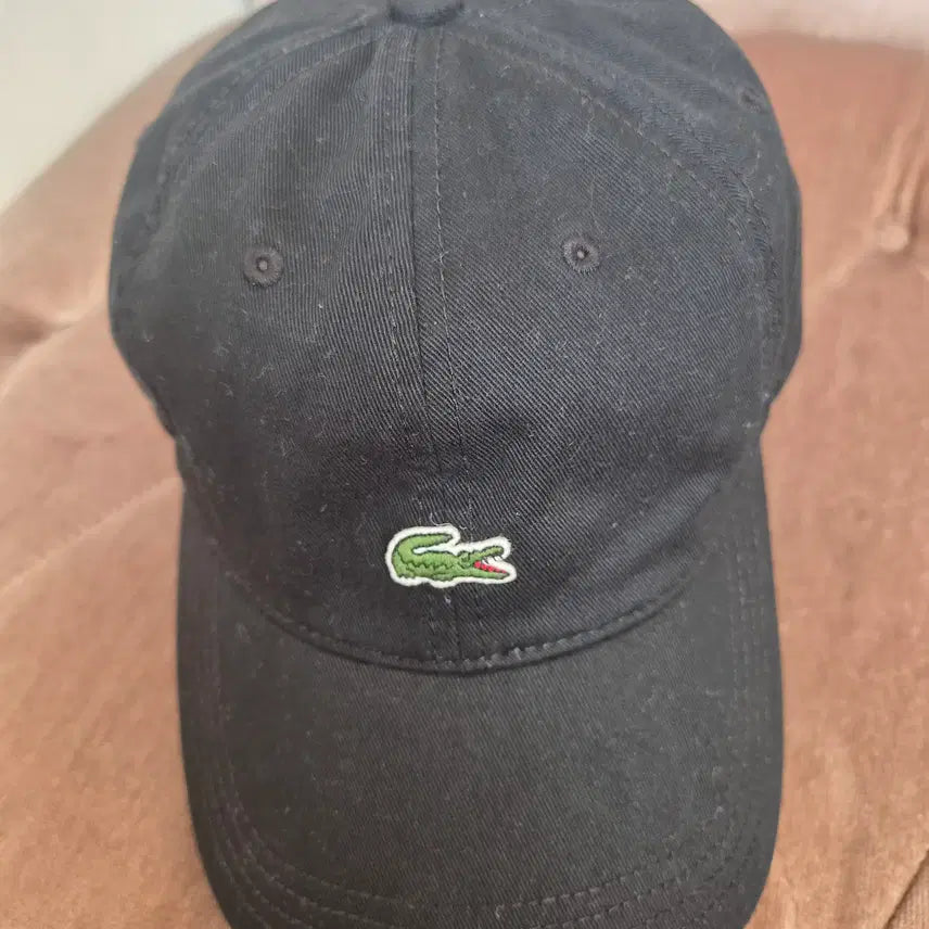 [BUNJANG] Lacoste Black Cotton Ball Cap / 라코스테 블랙 코튼 볼캡