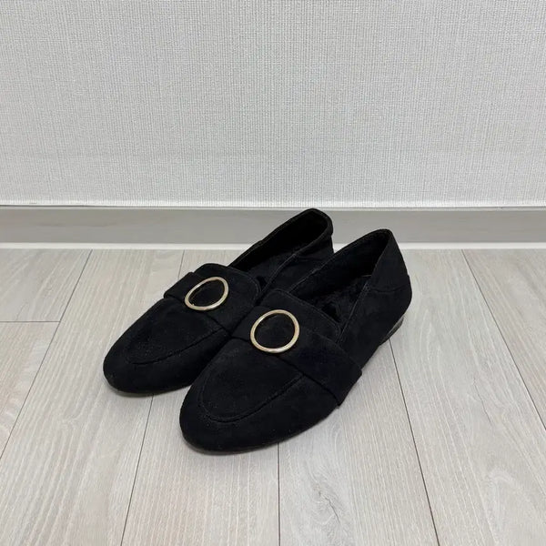 [BUNJANG] Suede Ring Loafers / 스웨이드 링 로퍼