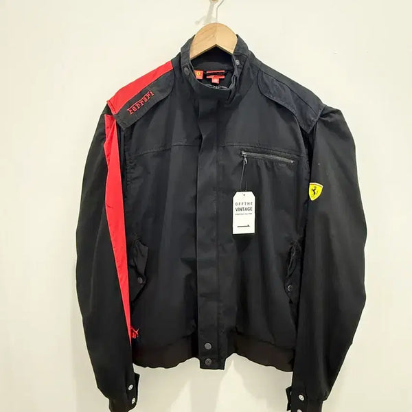 [BUNJANG] Puma x Ferrari Collaboration Jacket Black Red / 푸마x페라리 자켓 블랙레드