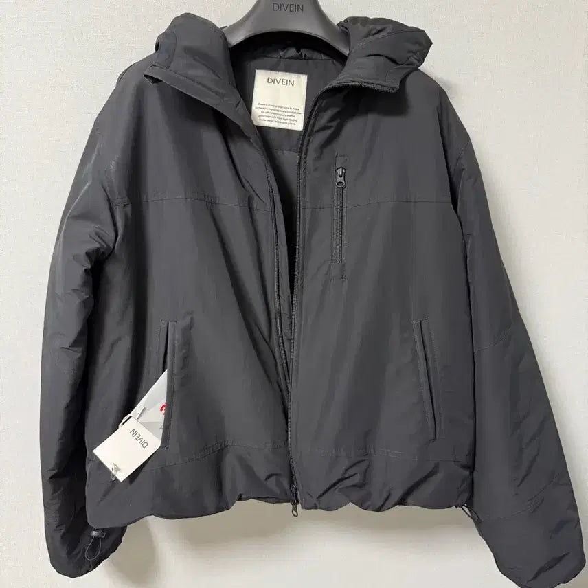 [BUNJANG] Dive In Loose Padded Jacket Black / [2] 다이브인 루즈드 라이트 패디드 자켓 블랙