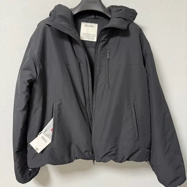 [BUNJANG] Dive In Loose Padded Jacket Black / [2] 다이브인 루즈드 라이트 패디드 자켓 블랙