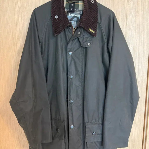 [BUNJANG] Barbour Beaufort Waxed Jacket Sage 40 / 바버 뷰포트 왁스 자켓 세이지 40