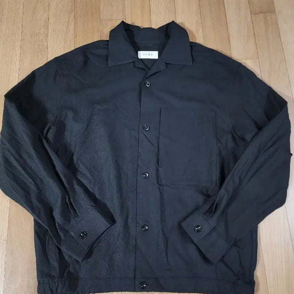 [BUNJANG] Time Homme Shirt Jacket Black Size 100 / 타임옴므 셔츠 자켓 100블랙