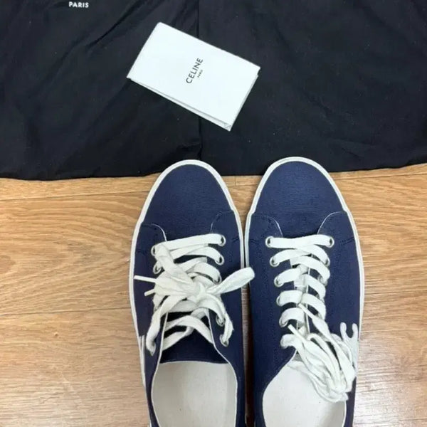 [BUNJANG] Celine Triomphe Sneakers Navy (Size 38) / (정품) 셀린느 스니커즈 (38)