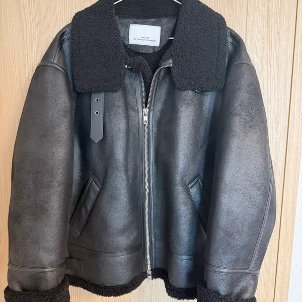 [BUNJANG] Kinloch Shearling Jacket Black L / 킨록 무스탕 블랙 L 사이즈