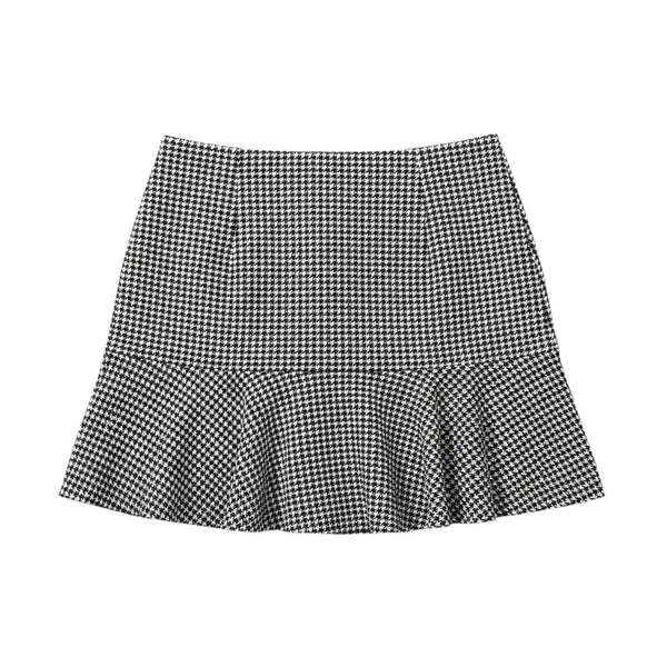 [BUNJANG] PIOTH Houndstooth Mini Skirt Women's L / 여성L/ PIOTH 하운드투스 미니스커트 38-132