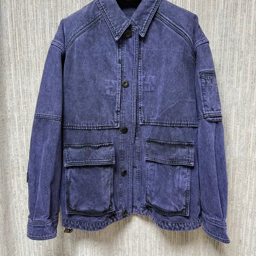 [BUNJANG] JUUN.J 23SS Purple Denim Work Jacket / (23ss)준지 퍼플 데님 워크 자켓(6장일괄 구매시 이상품 드립니다