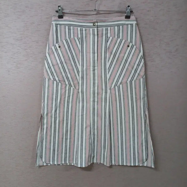 [BUNJANG] Isabel Marant Stripe Side Slit Skirt / B9-3/이자벨마랑 스트라이프 옆트임 스커트 봄여름