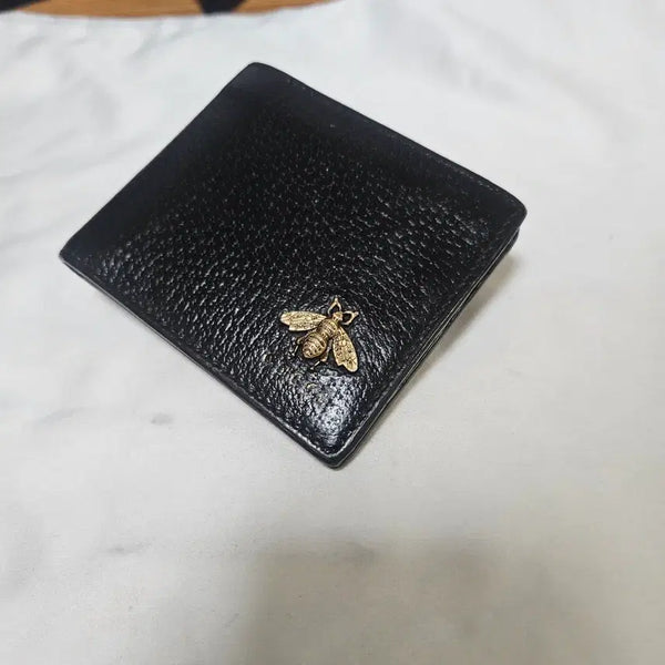 [BUNJANG] Gucci Bee Long Wallet Black / 구찌 꿀벌 장지갑 블랙 정품입니다