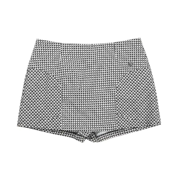 [BUNJANG] Waist Angle Patterned Golf Skirt / 여성79/ 와이드앵글 패턴 골프스커트 38-133