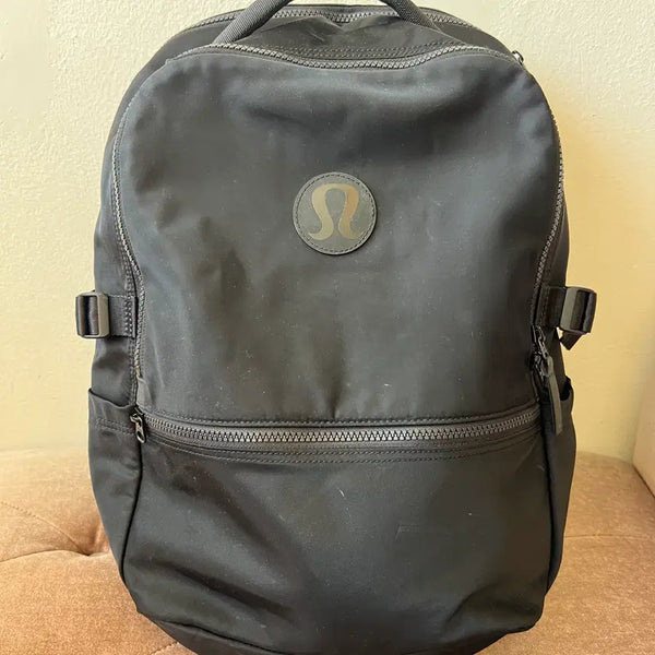 [BUNJANG] Lululemon Black Work Backpack Casual Laptop Backpack / 룰루레몬 블랙 워크백팩 캐쥬얼백팩 노트북백백