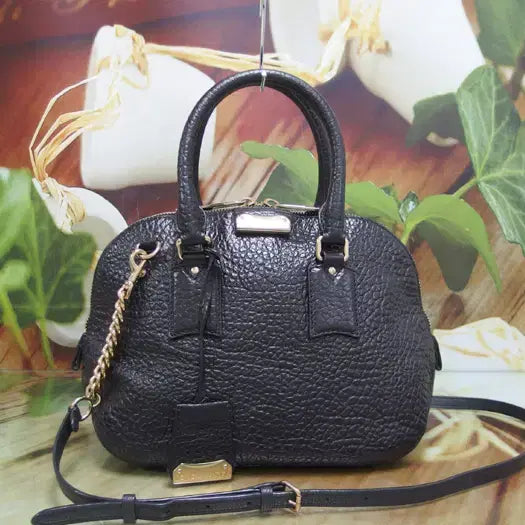 [BUNJANG] Burberry Leather Tote Bag / 구제토토 버버리 가죽 토드백 정품 중고가방 명품 60209