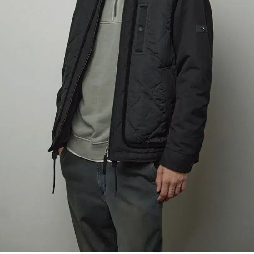 [BUNJANG] Serie Quilting Shell Parka Black Size 100 / 시리즈 퀼팅 쉘파카 100 새제품 팝니다