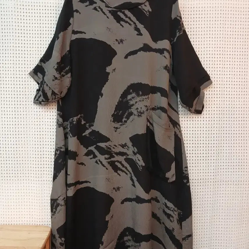 [BUNJANG] Printed Long Dress / 풍기인견 프린팅 롱 원피스 88