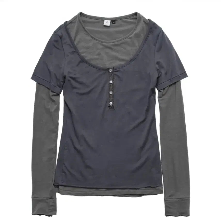 [BUNJANG] Poler Tero Layered Long Sleeve / 급처)폴리테루 우먼 레이어드 롱 슬리브 긴팔 팝니다