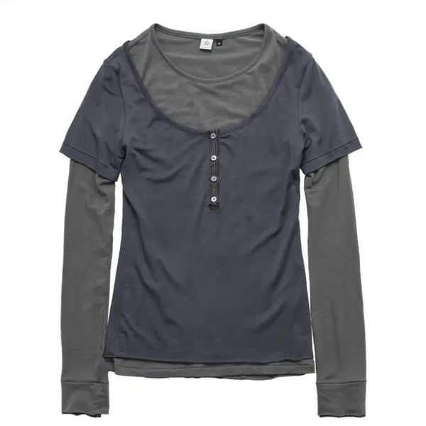 [BUNJANG] Poler Tero Layered Long Sleeve / 급처)폴리테루 우먼 레이어드 롱 슬리브 긴팔 팝니다