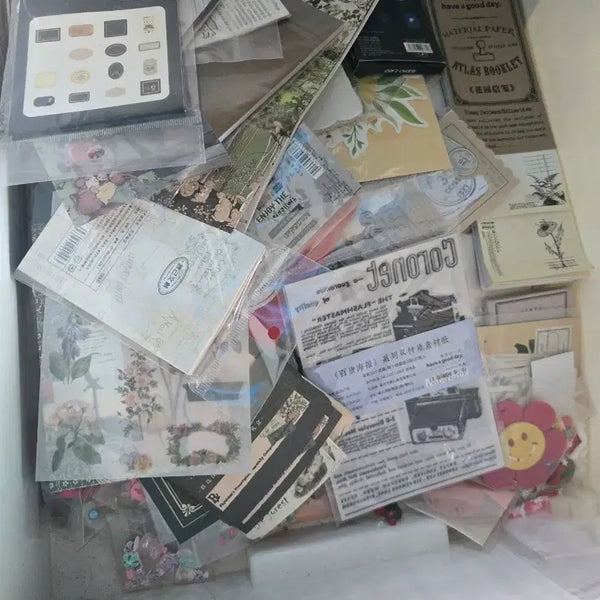 [BUNJANG] Diarise Sticker Bundle Set with Storage Drawer / 다꾸 일괄 판매<설명 꼭 읽어주세요>