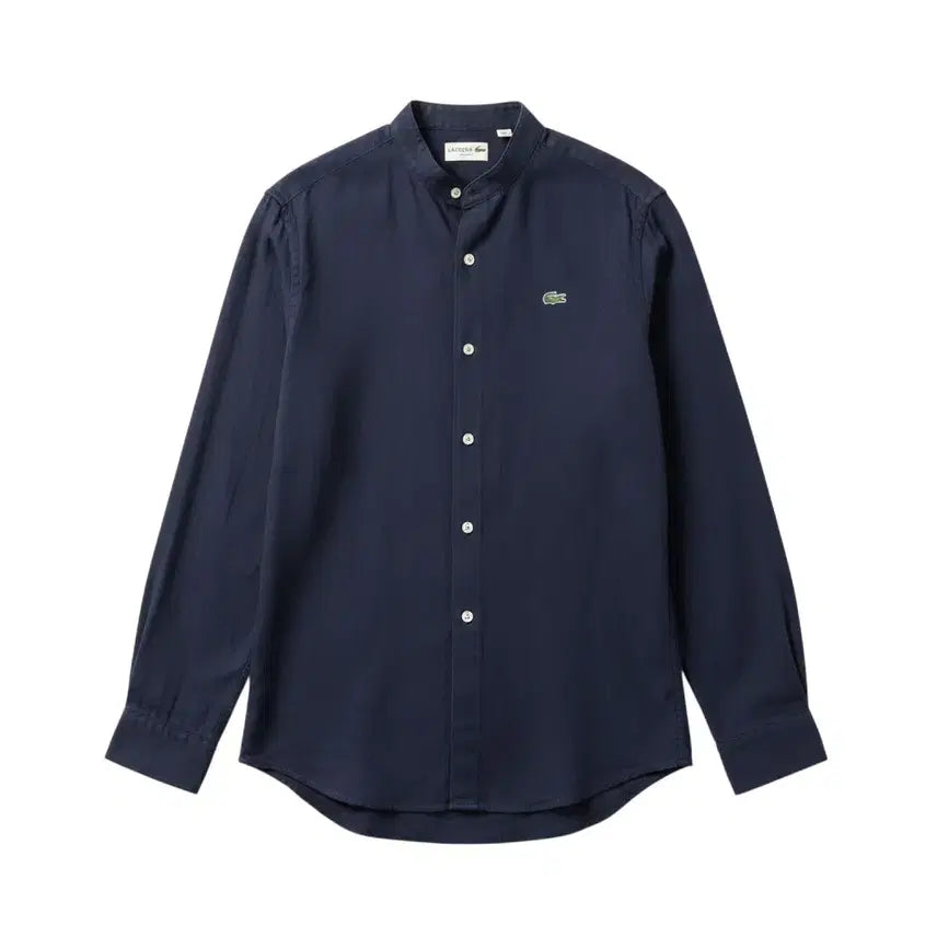 [BUNJANG] Lacoste Men's 100% Cotton Shirt Navy / 남성S/ 라코스테 마100 셔츠 남방NV 38-135