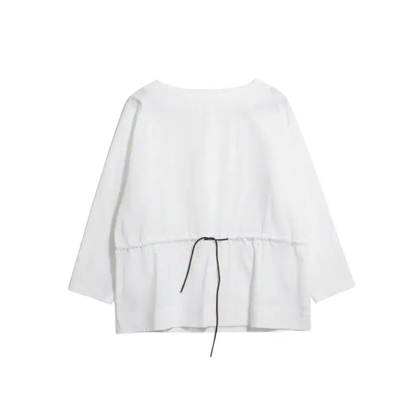[BUNJANG] BROWNS Women's String Blouse (White) / 여성F/ BROWNS 스트링 블라우스WH 38-136