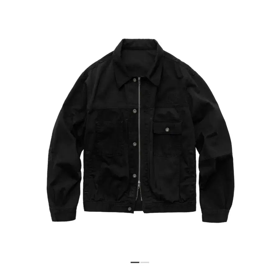 [BUNJANG] Politeru Sashiko Trucker Jacket - First Edition / [4] 폴리테루 데미지드 사시코 트러커 초판