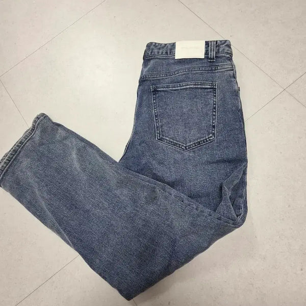 [BUNJANG] Flat Jeans Straight Fit Denim / 플랫진 스트레이트핏