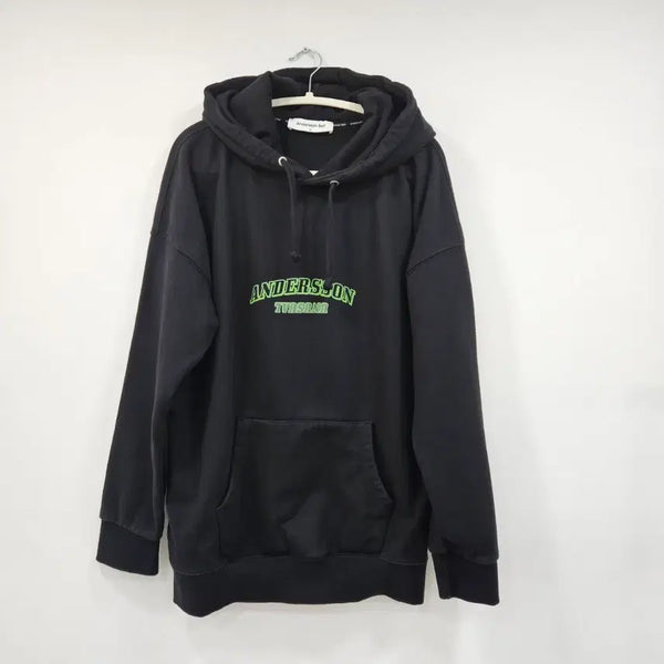 [BUNJANG] Andersbell Brushed Cotton Logo Hoodie / 앤더스벨 기모 후드티 M