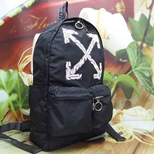 [BUNJANG] Off-White Airport Backpack Nylon Black Multi / 구제토토 오프 화이트 에어포트 백팩 배낭 정품 중고가방 명품 60209