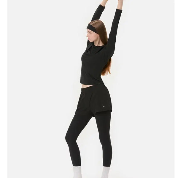 [BUNJANG] Mulawear 2-in-1 Leggings Pants / 뮬라웨어 투인원 팬츠 레깅스 (새상품)