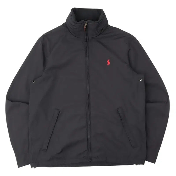 [BUNJANG] Polo Ralph Lauren Black Basic Ferry Jacket / 폴로 랄프로렌 블랙 베이직 페리 자켓 7348